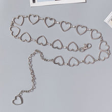 Load image into Gallery viewer, 105cm Waistband Pants Classic Waist Chain Love Heart Hollow Girdle For Women Hip Hop Style Fashion Fine Waist Belts 2020 Trendy