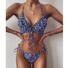 Load image into Gallery viewer, Sexy Bikini 2020 High Waist Swimsuit Women Swimwear Bathing String Bikini Set Hollow Out Swimsuit Female Swimming Suit For Women