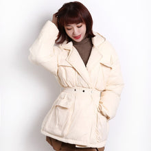 Load image into Gallery viewer, Janveny 90% White Duck Down Jacket Women Winter Parkas For Female Feather Puffer Coats Slim Long Thicken Snow Outwear Streetwear