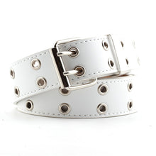 Load image into Gallery viewer, Women Punk Chain Fashion Belt Adjustable Double/Single Row Hole Eyelet Waistband with Eyelet Chain Decorative Belts 2020 New

