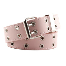 Load image into Gallery viewer, Women Punk Chain Fashion Belt Adjustable Double/Single Row Hole Eyelet Waistband with Eyelet Chain Decorative Belts 2020 New
